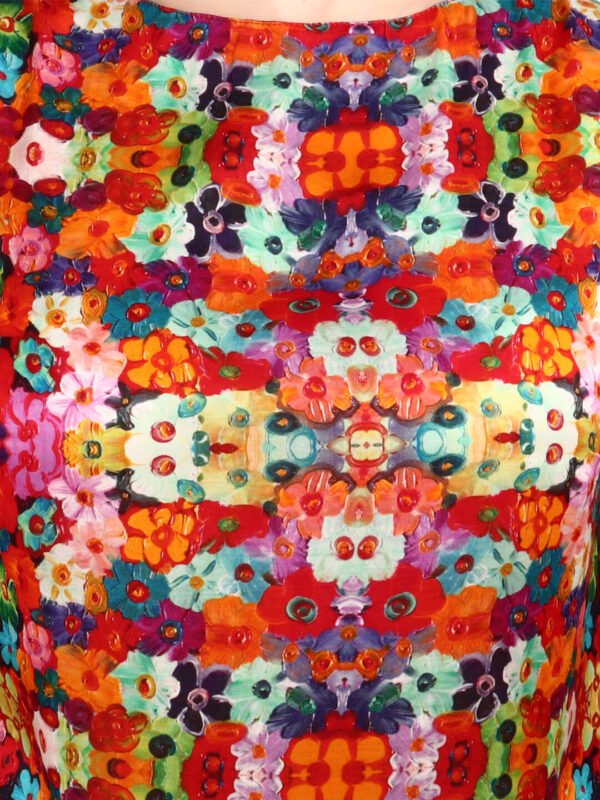 Designer Flower Print Tunic Dress for Women & Girls by hazelglow