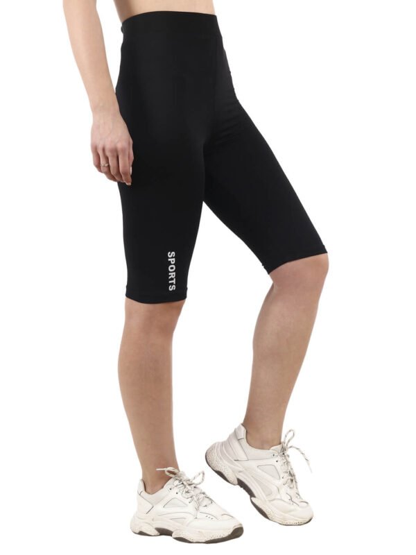 Active Wear Sporty Legging Knee Length D-3 hazelglow