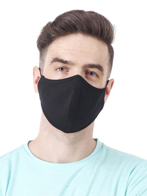 Unisex Face Mask with Ear Loops Reusable & Washable Set of 3 Colors HAZELGLOW