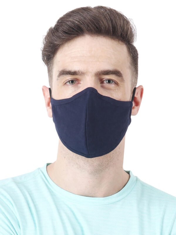 Unisex Face Mask with Ear Loops Reusable & Washable Set of 3 Colors HAZELGLOW