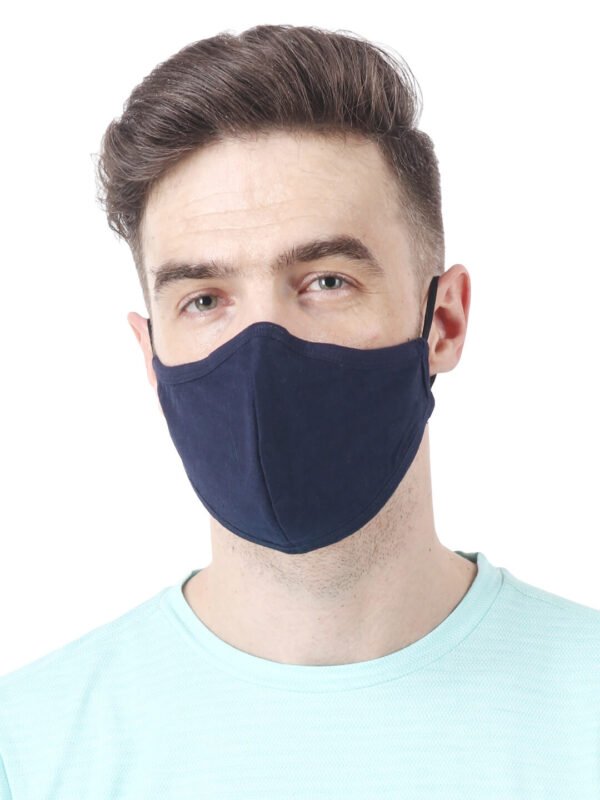 Unisex Face Mask with Ear Loops Reusable & Washable Set of 3 Colors HAZELGLOW