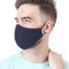 Unisex Face Mask with Ear Loops Reusable & Washable Set of 3 Colors HAZELGLOW