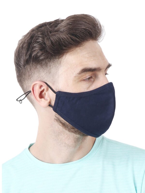 Unisex Face Mask with Ear Loops Reusable & Washable Set of 3 Colors HAZELGLOW
