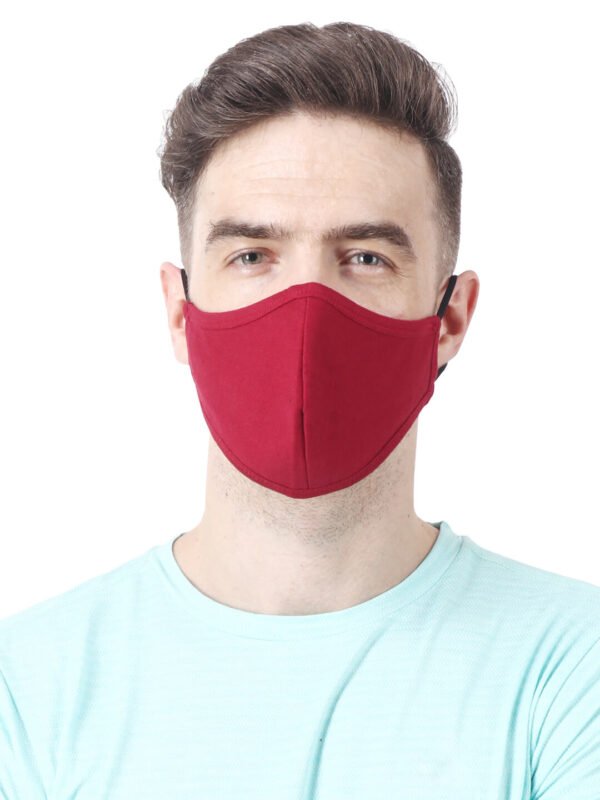 Unisex Face Mask with Ear Loops Reusable & Washable Set of 3 Colors HAZELGLOW