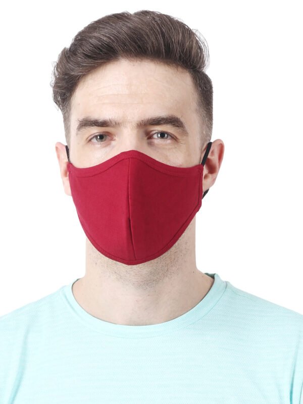 Unisex Face Mask with Ear Loops Reusable & Washable Set of 3 Colors HAZELGLOW