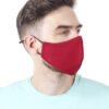 Unisex Face Mask with Ear Loops Reusable & Washable Set of 3 Colors HAZELGLOW