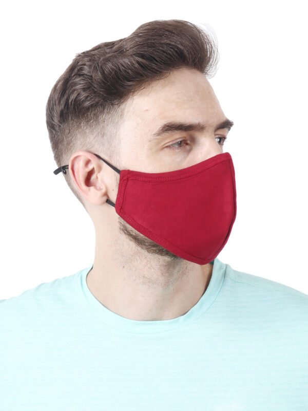 Unisex Face Mask with Ear Loops Reusable & Washable Set of 3 Colors HAZELGLOW