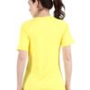 Yellow T-Shirt Womens Regular Fit Half Sleeves D-5 hazelglow