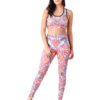 Active Wear Designer Print Symphony Sporty Legging,