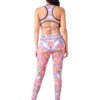 Active Wear Designer Print Symphony Sporty Legging D-6 hazelglow