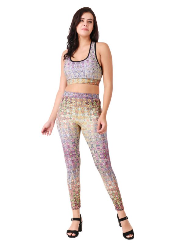 Active Wear Legging Sporty Designer Print,
