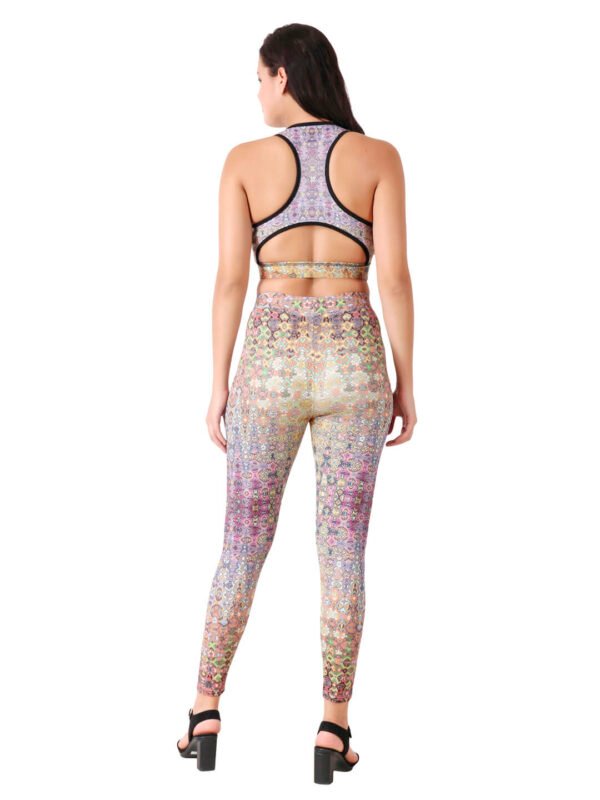 Active Wear Legging Sporty Designer Print D-7 hazelglow