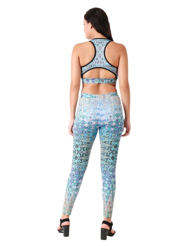 Sporty Active Wear Top Designer Print Harmony D-6 hazelglow