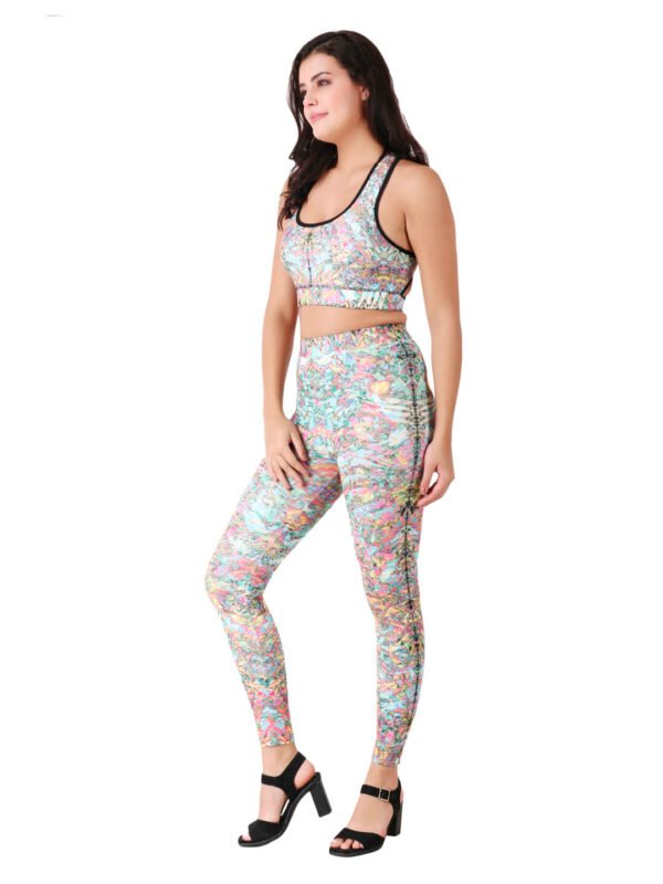 Sporty Top Active Wear Designer Print Symphony D-7 hazelglow