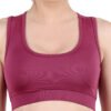 Maroon color Active Wear Sporty Top D-3 hazelglow