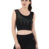 Reflector Print Active Wear Sporty Top,