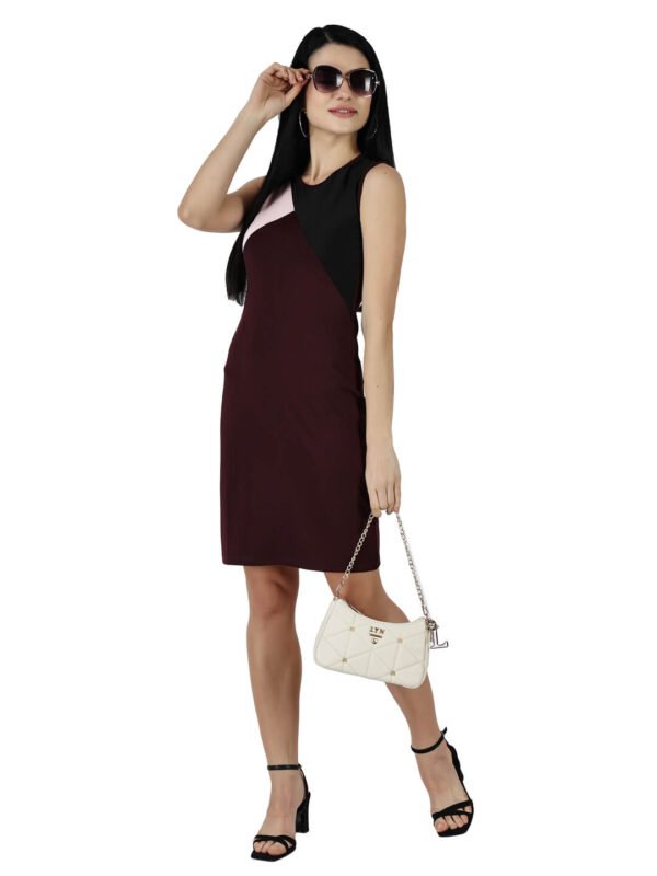 3 Color Block Bodycon Dress hazelglow 04 Midi Dress Bodycon,