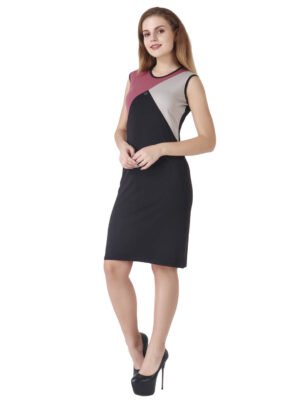 Bodycon Dress Color Block,