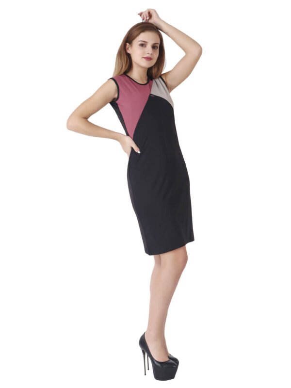 Bodycon Dress Color Block,
