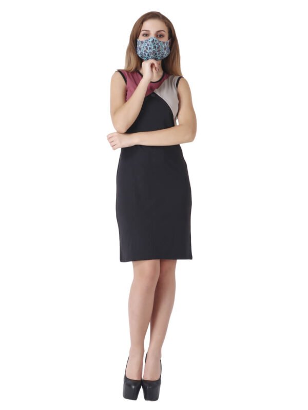 Bodycon Dress Color Block,