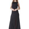 Cocktail Party Dress Cowl Back Black hazelglow,