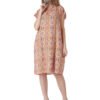 Kaftan Dress Blossom Designer Print D-4 hazelglow