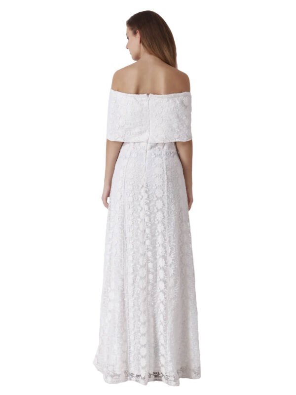 Bohemian Style Off Shoulder Bridesmaid Dress hazelglow