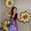 off shoulder dress, Eksha Kerung Super Model,