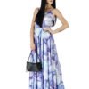 Spagetti Flare Dress Cloud Nine Print Lady hazelglow Dance D-2