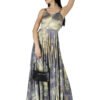 Lady hazelglow Flaunt Canvas Art Foliage Yellow Print by hazelglow D-1 02 Spaghetti Flare Dress Foliage Yellow Print Lady hazelglow Dance D-1