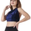 Crop Cowl Neck Top Sexy Look by hazelglow