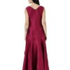 Women Solid Fit and Flare Low High Dress hazelglow 05 Fit and Flare Low High Dress for Girls Glamorous Style hazelglow